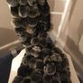 Long Fur Pom Pom Scarf Stole Wrap Image 2