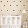 Crown Wall Sticker , Crown Wallpaper, Girls Nursery, Gift Ideas, Princess Crown Decals, Crown Wall Sticker, Gold Sticker Image 4