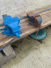 Pair of Bench Vices