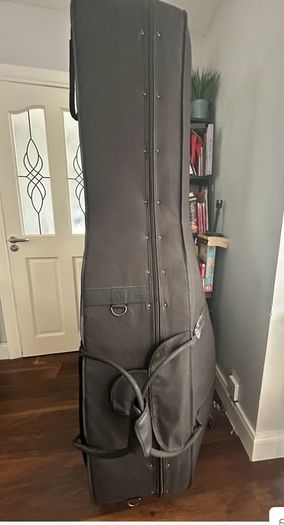 1/2 double bass rigid case