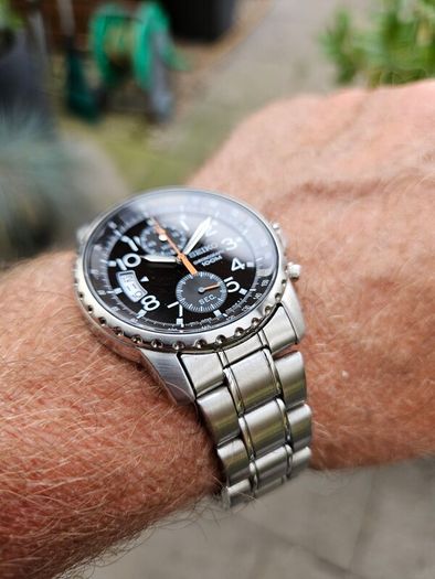 Watch Seiko Chronograph.