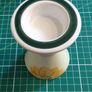 Avoca Blue Sunflowers Hand Painted Signed Candle Holder & Trinkets Bowl Image 10