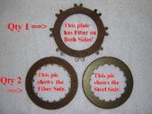 Honda Clutch Friction Plate Disc Set CRF50  ATC70 TRX70 ATV ATC 70