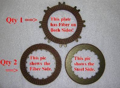 Honda Clutch Friction Plate Disc Set CRF50  ATC70 TRX70 ATV ATC 70