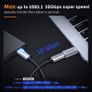 Cabletime Aluminum Alloy USB 3.1 Gen 2 (10 Gbps) Type-C (Female) to Type-A (Male) 60W Premium Adapter Convertor (Brand New/Warranty) Image 6