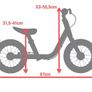 BTWIN 12 inch kids balance bike runride 900 - yellow Image 4