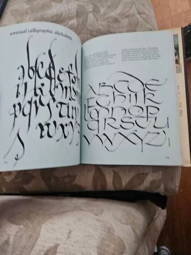 Learn Lettering And Calligraphy Step-by-step. By Gail And Christopher Lawther. Large Volume Hardback With Dustjacket In Good Condition.  See Photos For Same.