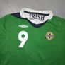 FREE POST Player Issue (LB) Northern Ireland 2006 Jersey Shirt Umbro Vintage Retro Soccer Football Irish Green Norn iron Youths Kids Boys Girls Image 2