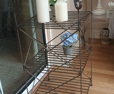 Stunning Wrought Iron Birdcage Self Unit.