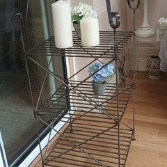 Stunning Wrought Iron Birdcage Self Unit.