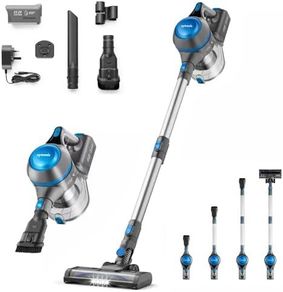 3-in-1 Cordless Vacuum Cleaner 22.2V | Powerful & Lightweight | 40 Minute Run Time | Rechargeable Lithium-Ion Battery | Great for Pet Hair Carpets & Hard Floors | Upright Handheld Stick