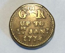 George III, Guinea Coin Weight 1772
