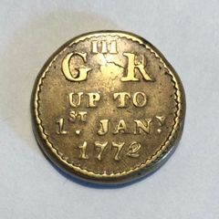 George III, Guinea Coin Weight 1772