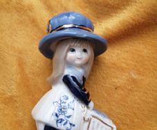 Porcelain girl figurine
