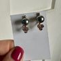 Michael Kors multiway rose gold tone earrings