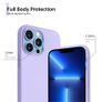 Liquid Silicone Shockproof Case For iPhone 13 Pro Max Luxury Soft Phone Cover Purple New - FHT4IP13PMLK Image 7