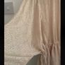 dress H&M champagne oversized long sleeve mini dress size small Image 3