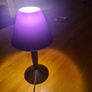 Beautiful 1991 Miss Sissi Table Lamp By Philip Stack Blue Polycarbonate. Image 2