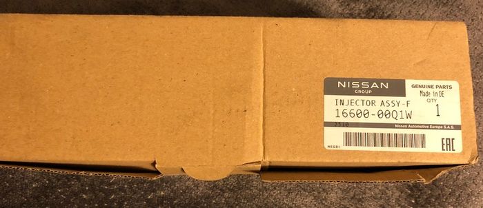 Brand New Renault / Nissan Fuel Injector (16600-00Q1W)