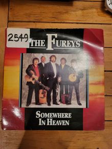 The Fureys, Somewhere in Heaven 7 inch vinyl single