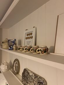 Miniature ceramic 6x cups