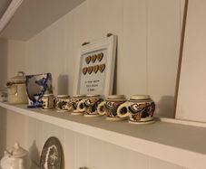 Miniature ceramic 6x cups