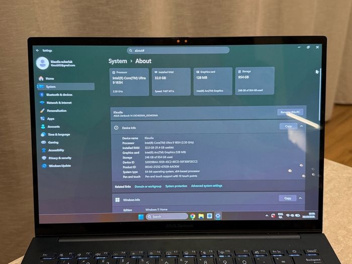 Asus Zenbook 14x Oled Ux3405ma 14.0"