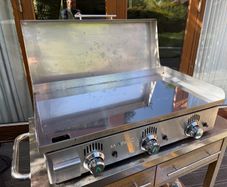 Mainho NC-80 Professional Gas Plancha Hard Chrome Plate (80 cm)