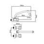 UG Wall Mounted Monoblock Tap Image 2