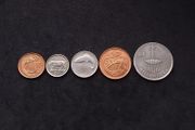 Ireland : Millennium Decimal Coins - 1p, 2p, 5p, 10p and 1 Pound Coins