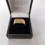 18k / ct Gold Ring mens / gents with Natural Diamons Image 2