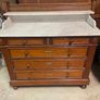 Very nice marble topped washstand chest of drawers. Image 2