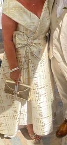 Dress and hat