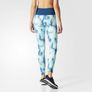Adidas High-Rise Allover Print Long Tights Women Training Multicolor/Tech Steel Image 5