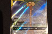 Rowlet &amp; Alolan Exeggutor GX (Unified Minds 215) pokemon card