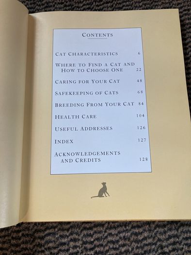 book caring for your cat