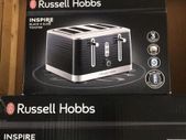 Black  Kettle and Toaster and Microwave Set