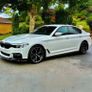 For Bmw G30 G31 5 Series Full Body Kit Gloss Black Front Lip Diffuser Spoiler M Sport 2017- 2021 Image 3
