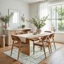 Machine Washable Rugs Living Room, 120x170cm, Vintage Rug, Boho Area Rugs, Non-Slip Carpet, Low Pile, Non-Shedding, Traditional Oriental Printed Design, Dining Room, Home Office, Bedroom Image 4