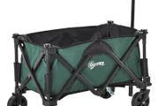 Folding Wagon Garten Cart Collapsible Camping Trolley Steel Frame Oxford Fabric