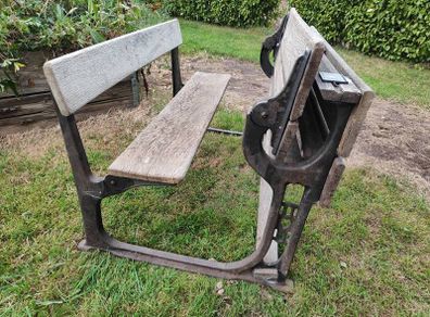 antique school desk
