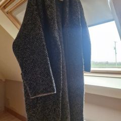 Zara Maxi long wool coatigan size small-big fit