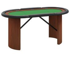 Free Express Shipping 10-player Poker Table Green 160x80x75 Cm