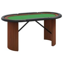 Free Express Shipping 10-player Poker Table Green 160x80x75 Cm
