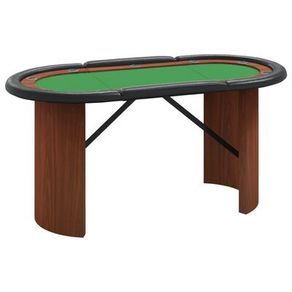 Free Express Shipping 10-player Poker Table Green 160x80x75 Cm