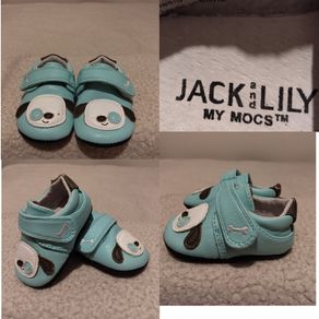 Jack And Lily My Mocs Leather Pram Shoes
