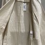 Womens Danish designer knit-ted cream linen and cotton mix slightly oversized jacket/blazer BRAND NEW Image 6