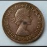 Elizabeth Ii 1966  One Penny Coin Image 2