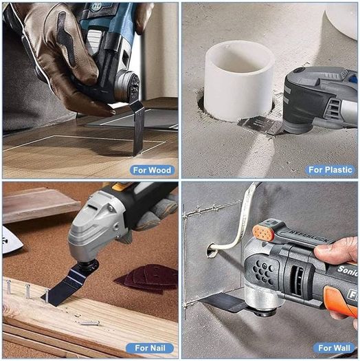 NEW SALE | Oscillating Saw Blades, 20 Pcs Universal Quick Release Multitool Blades for DeWalt Craftsman Bosch FEIN Ridgid Makita Milwaukee