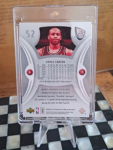 Vince Carter sports card